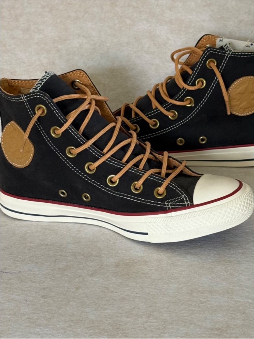 NWT Converse Chuck Taylor All Star Black Biscuit Hi Top Sneakers Size 5.5 7.5